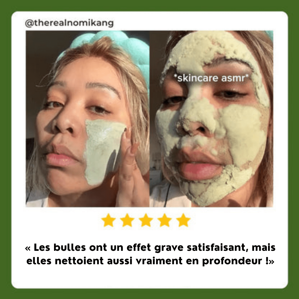 Basil Glow Bubble Mask - LiveLya - LiveLya