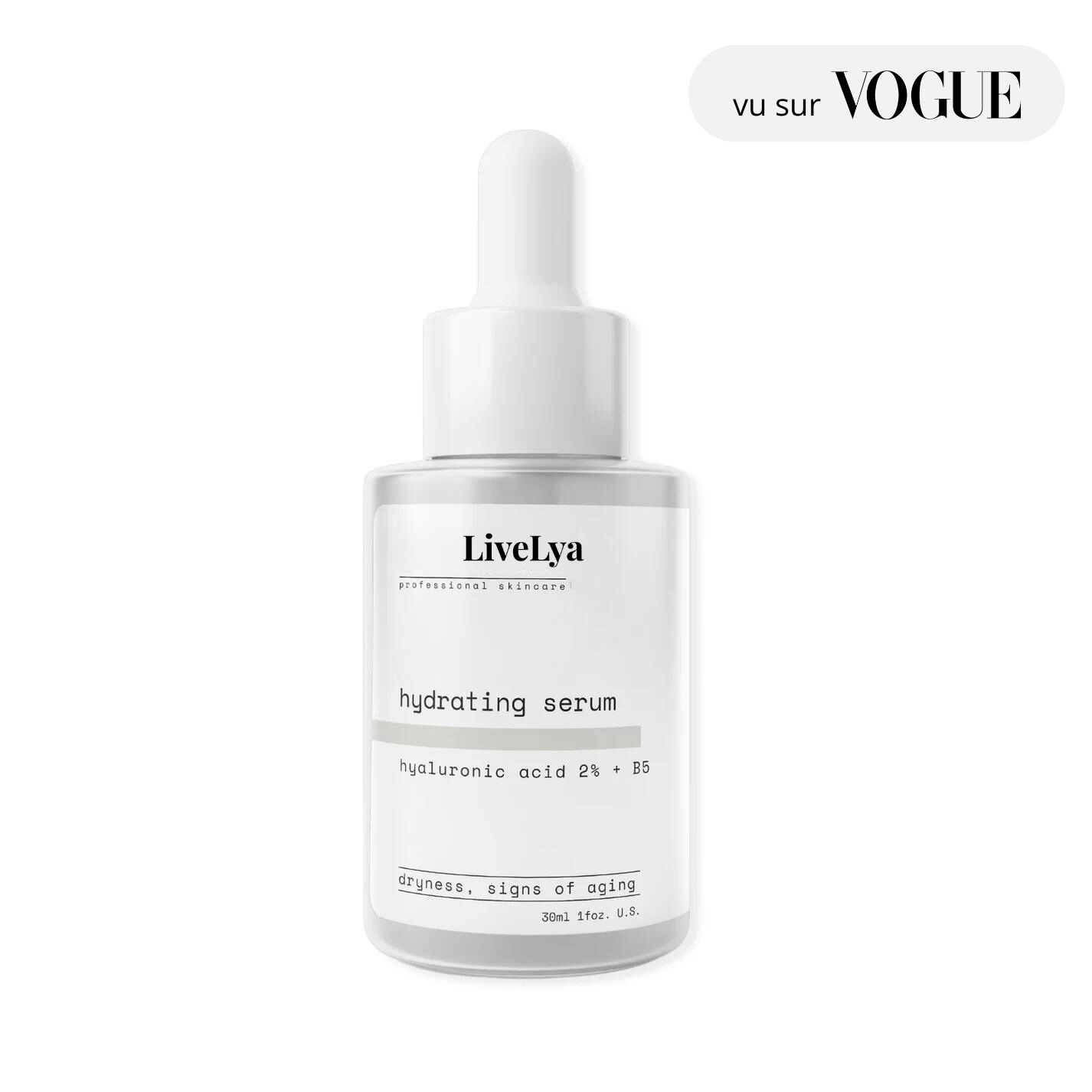 Sérum hydratant Acide Hyaluronique 2% - LiveLya