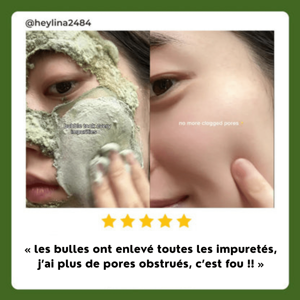 Basil Glow Bubble Mask - LiveLya - LiveLya