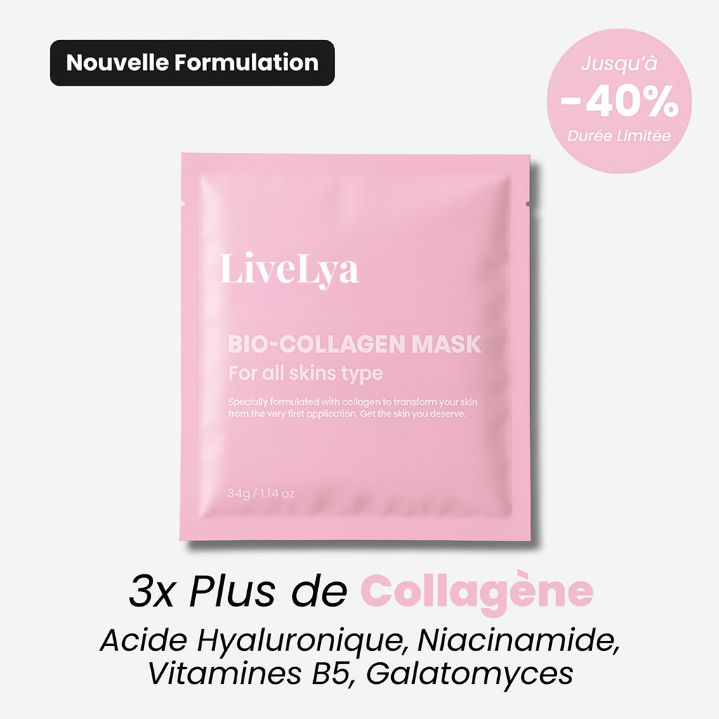 LiveLya - Masque Coréen au Bio Collagène - LiveLya
